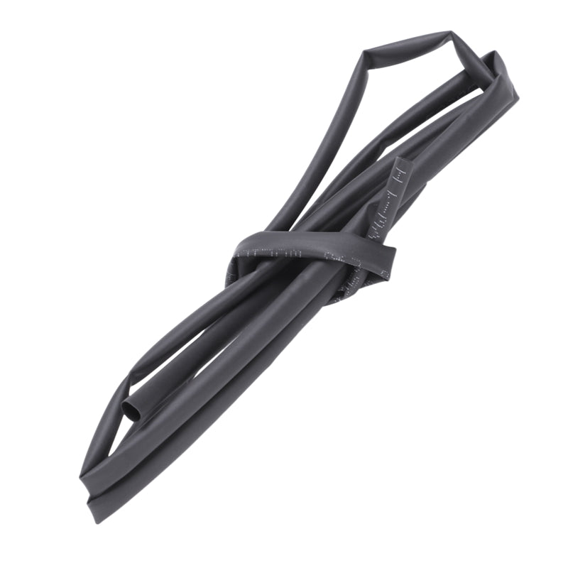 Black 4mm Diameter Polyolefin 2: 1 Halogen Free Heat Shrink Tube 1M