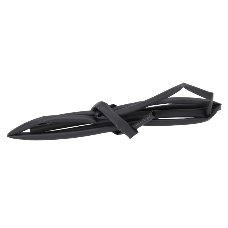 Black 4mm Diameter Polyolefin 2: 1 Halogen Free Heat Shrink Tube 1M