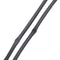 Black 4mm Diameter Polyolefin 2: 1 Halogen Free Heat Shrink Tube 1M