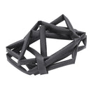 Black 4mm Diameter Polyolefin 2: 1 Halogen Free Heat Shrink Tube 1M