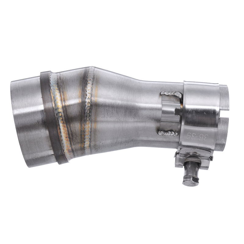 51mm To 35mm Motorcycle Stainless Exhaust Muffler Pipe Adapter Connector Polished 2''