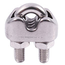 4pcs stainless steel cable clip saddle clamp for ropes 0.3cm 3mm wire E2S7