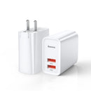 Baseus BS-CH906 30W Speedy Series PPS Dual USB Quick Charge USB Charger for iPhone 11 Pro XR X