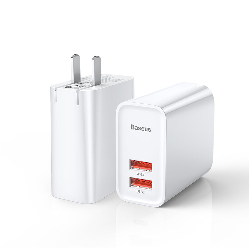Baseus BS-CH906 30W Speedy Series PPS Dual USB Quick Charge USB Charger for iPhone 11 Pro XR X