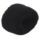 2 pieces 1.2 "Wide Black Elastic Ponytail Plait Bracelets Hair band hair ri I7G1