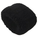 2 pieces 1.2 "Wide Black Elastic Ponytail Plait Bracelets Hair band hair ri I7G1