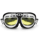 Motorcycle Goggles Vintage Motocross Classic  Glasses Retro Pilot Cruiser Steampunk ATV Bike