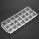 Transparent Plastic Ice Cube 21 Place Container Form Manufacturer 21 pieces T6C2