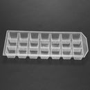 Transparent Plastic Ice Cube 21 Place Container Form Manufacturer 21 pieces