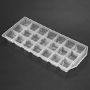 Transparent Plastic Ice Cube 21 Place Container Form Manufacturer 21 pieces