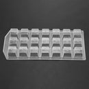 Transparent Plastic Ice Cube 21 Place Container Form Manufacturer 21 pieces T6C2
