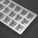 Transparent Plastic Ice Cube 21 Place Container Form Manufacturer 21 pieces