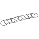 10 x Black 52 mm OD 2 mm Thickness Nitrile Rubber O-ring Oil Seal Seals U9P4