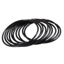 10 x Black 52 mm OD 2 mm Thickness Nitrile Rubber O-ring Oil Seal Seals U9P4