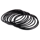 10 x Black 52 mm OD 2 mm Thickness Nitrile Rubber O-ring Oil Seal Seals U9P4