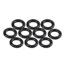 10 pieces black rubber flexible O ring oil seal Sealing 8.6 x 5 x 1.8mm L6N8