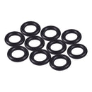 10 pieces black rubber flexible O ring oil seal Sealing 8.6 x 5 x 1.8mm L6N8