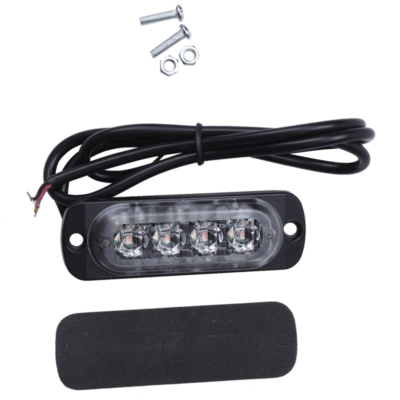 2 x 4 LED Car Truck Vehicle Emergency Recovery Flash Strobe Breakdown Light T6P6