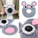 Hand-knitted Wool Decor Case For Camera Lens Decorative Photo Guide Doll Toys For Kids