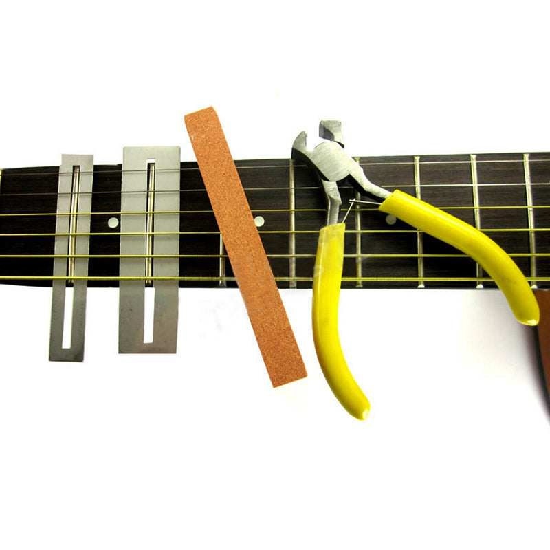 Guitar Fret Puller Pliers File Fingerboard Guards Fretboard Fret Protector Shims Set