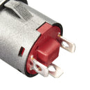 2pcs 12V 22mm LED Auto-lock Power Push Button ON/Off Switch Red