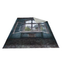 5x7FT Vinyl Backdrop Photography Prop Retro Indoor Window Photo Background X4P9