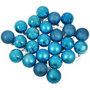 24pcs Xmas Decorative 6cm New Year Christmas Tree Decorations Christmas Bal D8H5