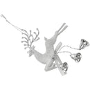1PCS Reindeer Home Christmas Tree Ornament Deer Hanging Pendant With Bells