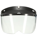Universal Motorcycle Helmet Flip Up Visor Model Transparent Button Wind Lens UV Sunscreen 7.9X5.7in