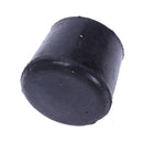 24 Pieces 25mm Black Round Rubber Leg Foot Lid Holder for Furniture Chairs  T8N3