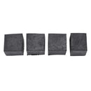 Rubber end caps furniture foot / floor protector, 25 mm x 25 mm, 6 pieces Q5T9