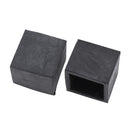 Rubber end caps furniture foot / floor protector, 25 mm x 25 mm, 6 pieces Q5T9