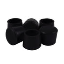 Rubber feet for walking aids Stool Chair top rubber feet, Black, 6 pieces C5N9