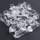 30Pcs Acrylic Crystal Clear Garland Hanging Beads Curtain Wedding Club Part C7R2