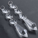 30Pcs Acrylic Crystal Clear Garland Hanging Beads Curtain Wedding Club Part C7R2
