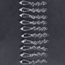30Pcs Acrylic Crystal Clear Garland Hanging Beads Curtain Wedding Club Part C7R2