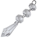 30Pcs Acrylic Crystal Clear Garland Hanging Beads Curtain Wedding Club Part C7R2