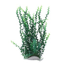40cm Aquarium aquascaping Green artificial plant with ceramic base