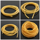 Yellow 2x5mm Natural Latex Rubber Surgical Band Tube Elastic Rubber Rope For Game 1/2/5/10M
