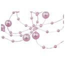 5 Meters Fishing Line Artificial Pearls Beads Chain Garland Flowers Wedding Q3N5