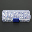 10 Values 90pcs Solid Capacitor Assorted Kit 2.5V~16V 100uF~1500uF With Box
