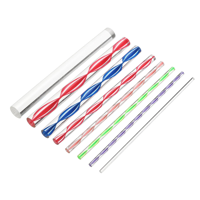 8pcs Mandala Dotting Tool Painting Stencil Template Set Rod Pottery Clay Craft Stamp Diamond Dots Nail Art Tool Acrylic 15cm Tools Kit