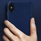 Bakeey Carbon Fiber Anti Fingerprint PP Case For iPhone X