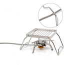 BBQ Grill Stainless Steel Grill Rack Barbecue Grill Portable Folding Mini Pocket BBQ Grill Barbecue