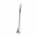 KCASA KC-STR15 3 in 1 Multifunction Stainless Steel Filtering Drink Straw Tea Spoon Tea Filter Milks