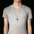 Cross Whistle Pendant Women Men Long Necklace Jewelry Couple Gifts