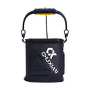 ZANLURE 8L Outdoor Portable Multifunctional EVA Folding Fishing Bucket Fishing Tools Barrel Fishing Storage Bucket-Black/Grey