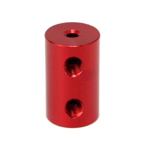 Aluminum Alloy Coupling Red Shaft Coupler with Hex Wrench and Screws Motor Coupler Connector