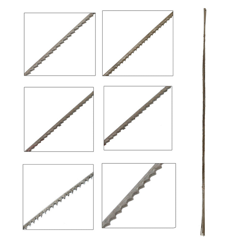 12pcs Saw Blade Hacksaw blade Woodworking Cutting Saw Blade for Adjustable Jewlery Saw Frame