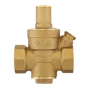 3/4" DN20 Adjustable Brass Water Pressure Reducing Valve with Gauge Regulator Reducer